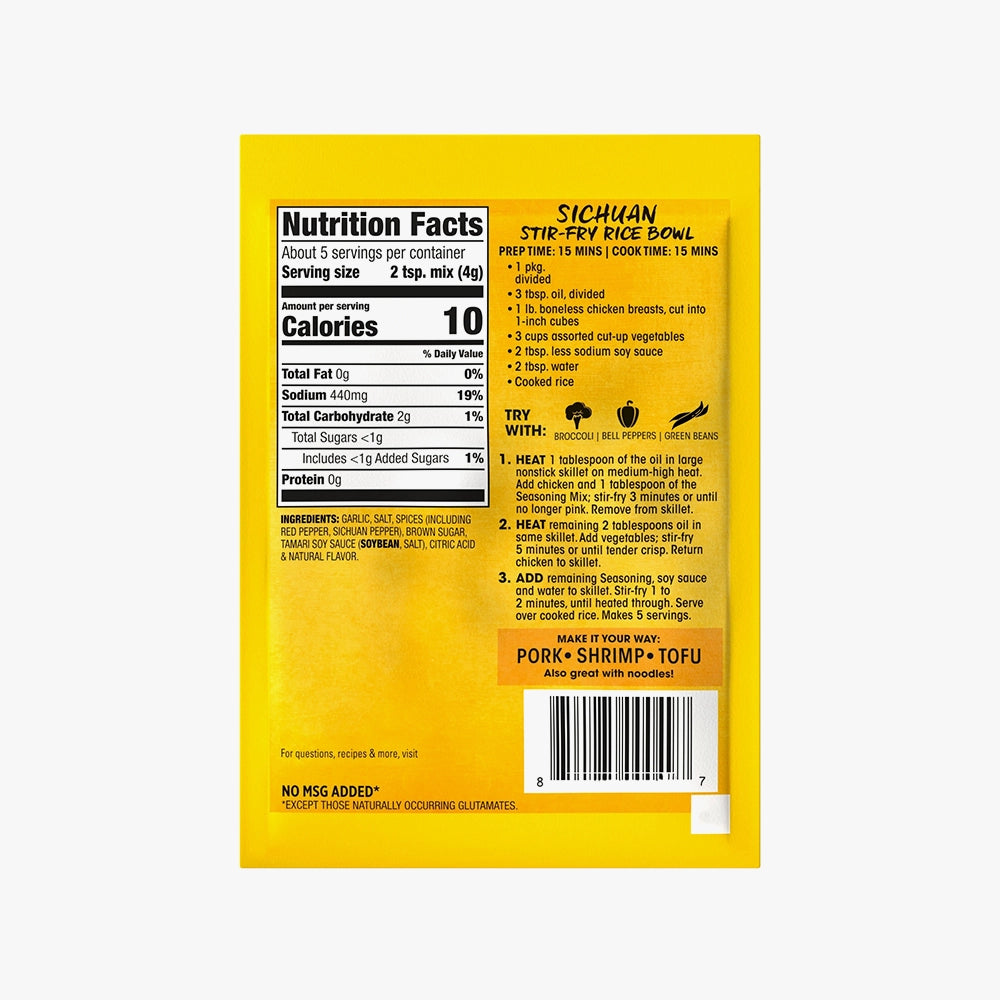 Fiery Sichuan Stir-Fry Seasoning Mix
