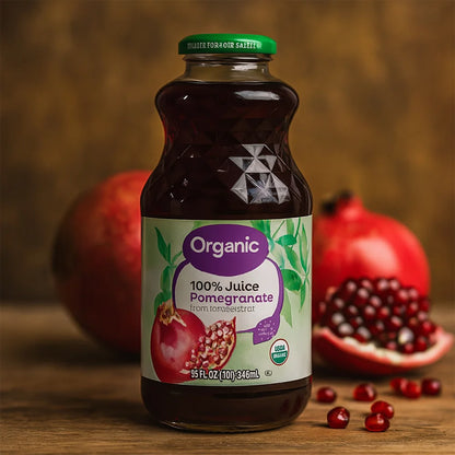 Fresh Organic Pomegranate Juice Blend
