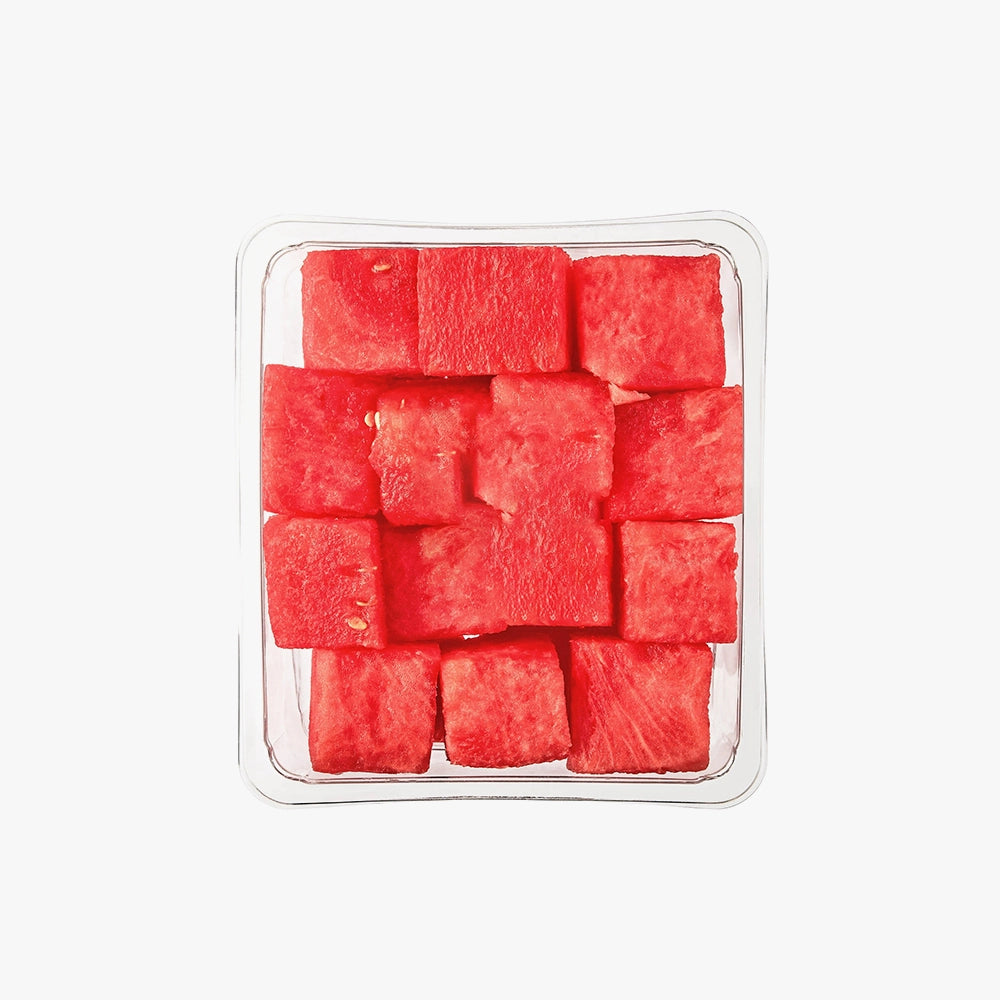 Pack de cubes de pastèque fraîche réfrigérée