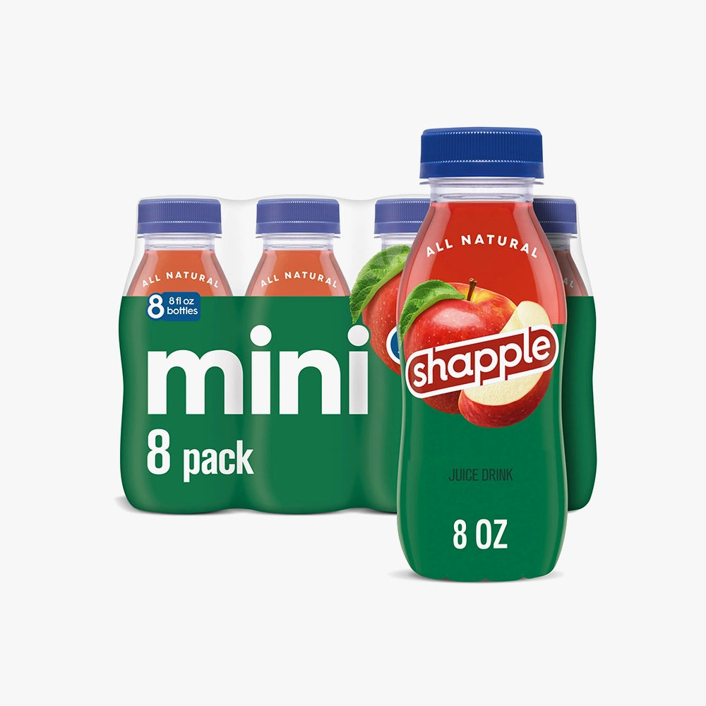Mini Natural Apple Juice Drink Bottles