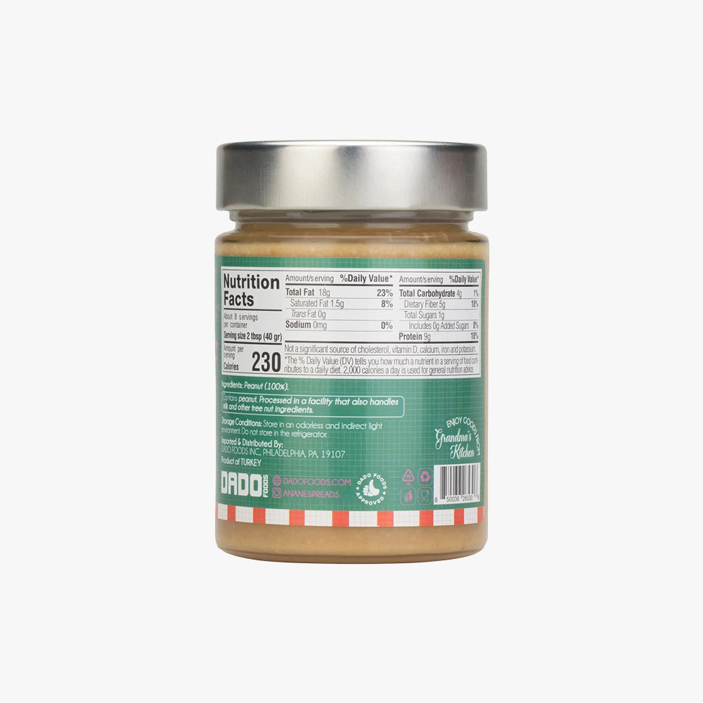 No Sugar Added Peanut Butter