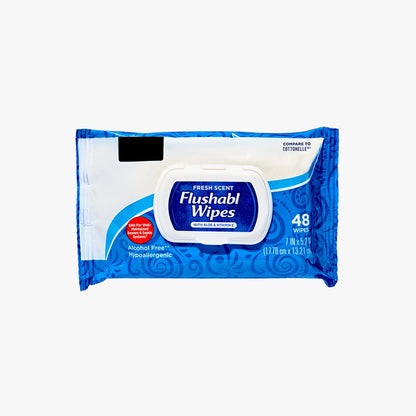 Lingettes nettoyantes jetables au parfum frais