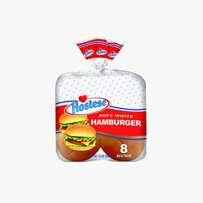 Hostese Soft White Hamburger Buns