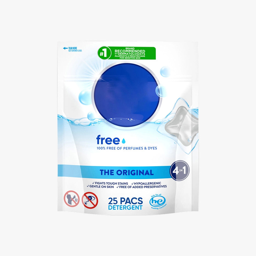Perfume-Free Laundry Detergent Pacs