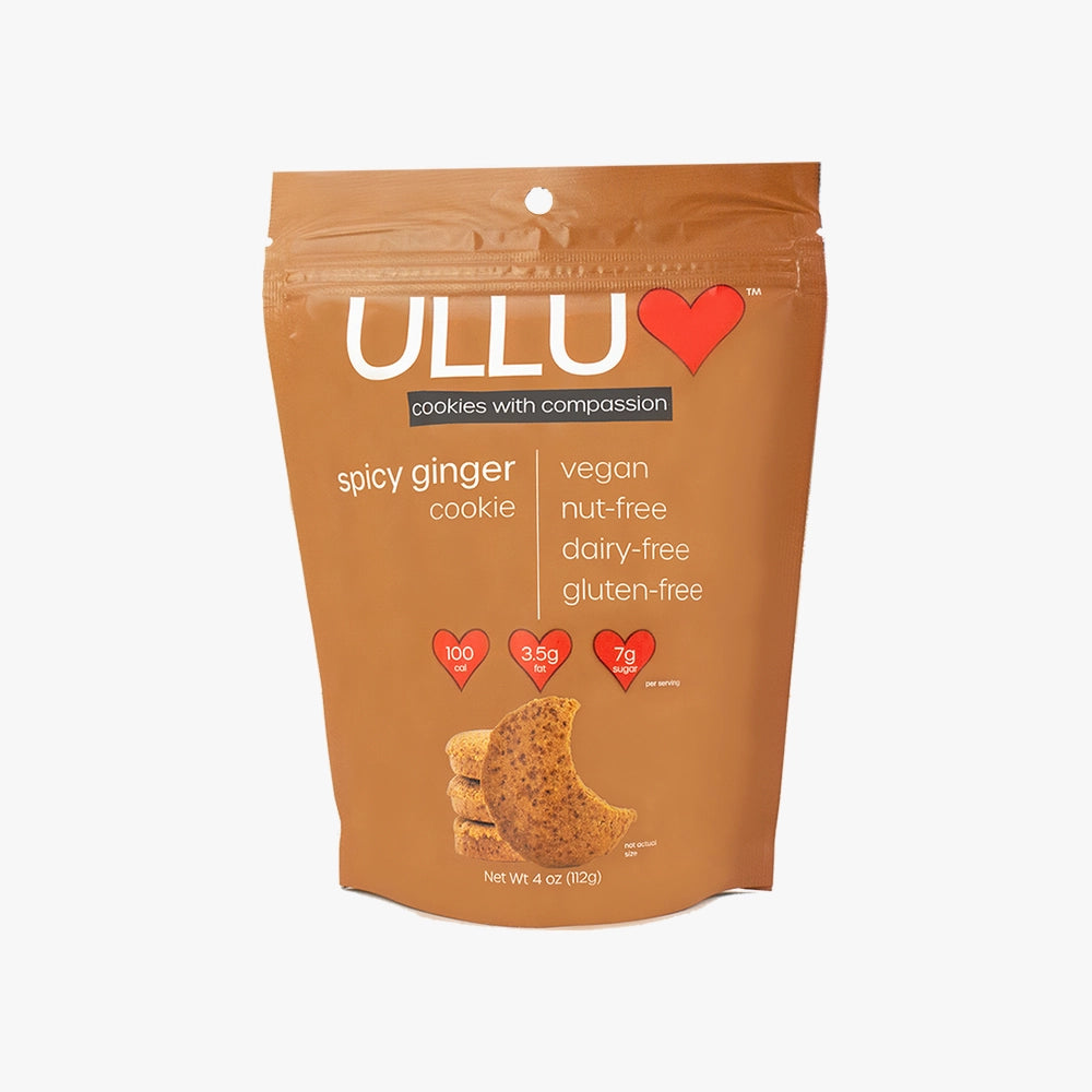 ULLU Spicy Ginger Vegan Cookies