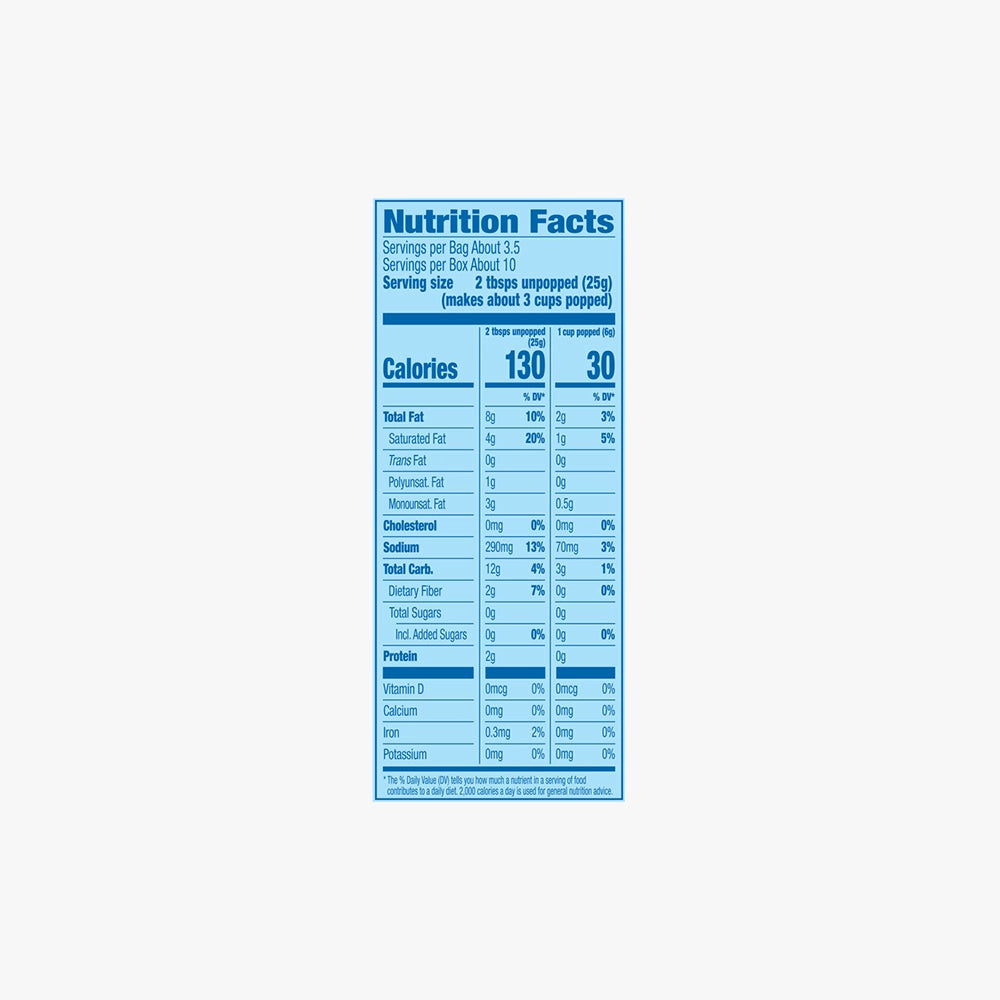 Classic Butter Flavored Popcorn