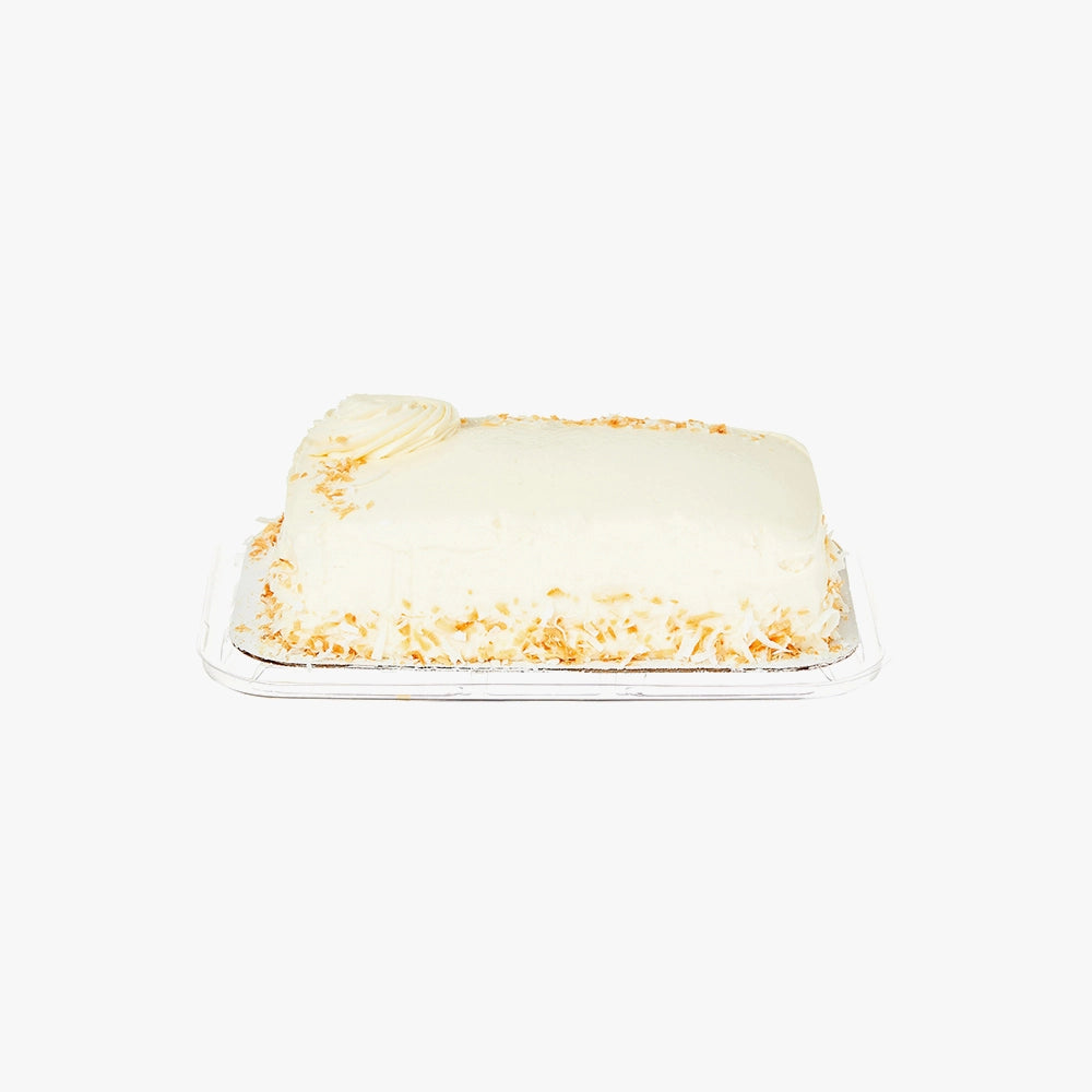Toasted Coconut Cream Layer Cake