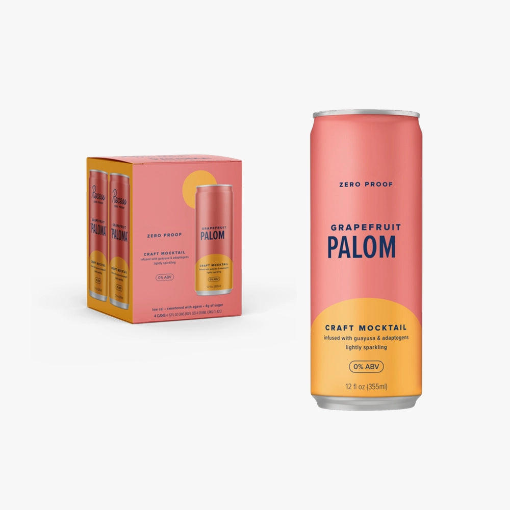 Mocktail pétillant au pamplemousse sans alcool