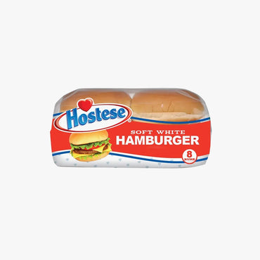 Hostese Soft White Hamburger Buns