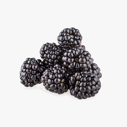 Fresh Organic Blackberries With Mint