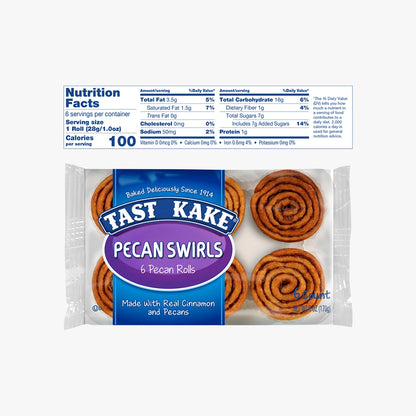 Tastkake Classic Pecan Swirl Rolls