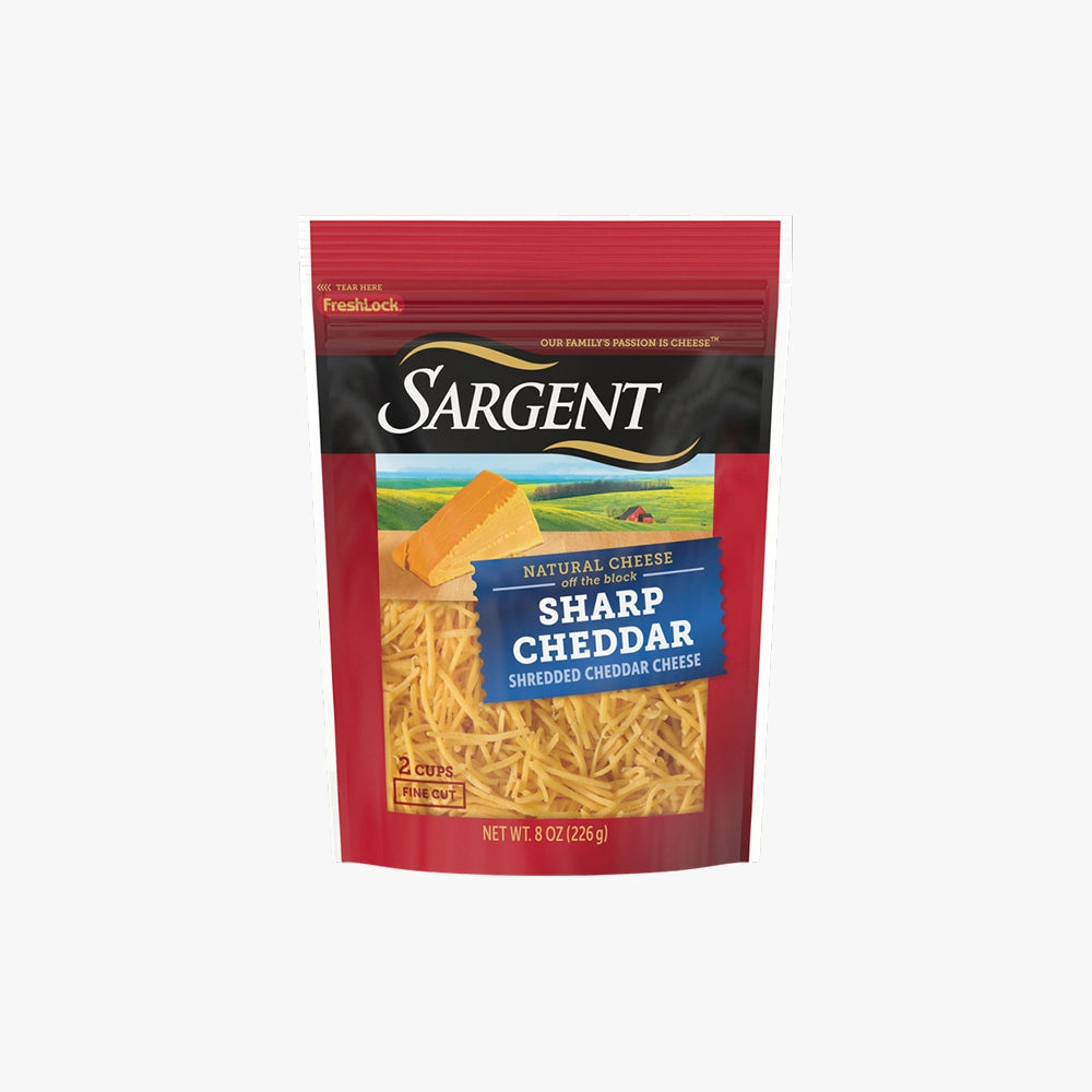 Sharp Cheddar Cheese Fine Shreds