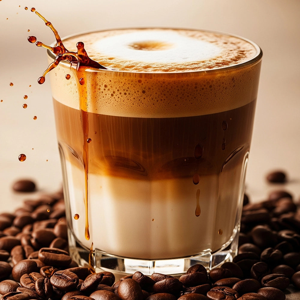 Creamy Hot Latte With Milk Foam