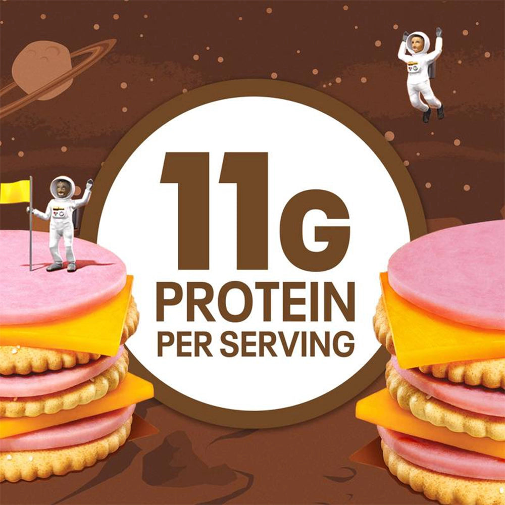 Cracker Stackers with Cheese Rounds