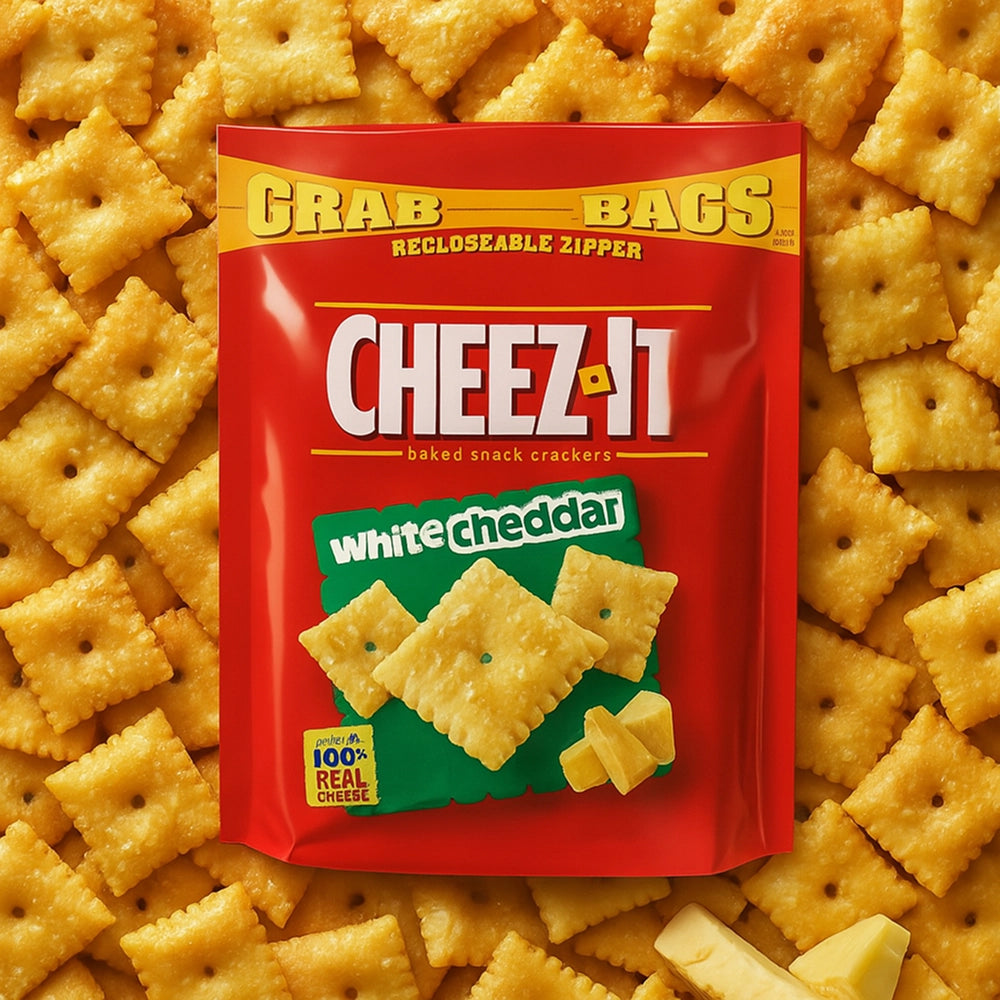 White Cheddar Cheese Snack Crackers