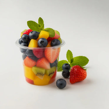 Fresh Tropical Fruit Salad Cups