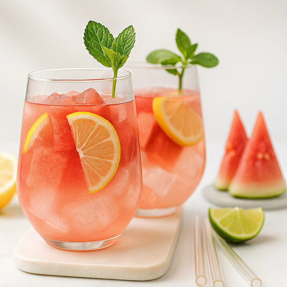 Pack de cubes de pastèque fraîche réfrigérée