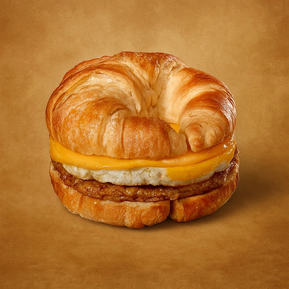 Savory Egg Cheese Breakfast Croissant