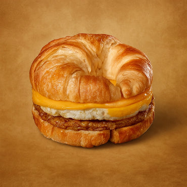 Savory Egg Cheese Breakfast Croissant
