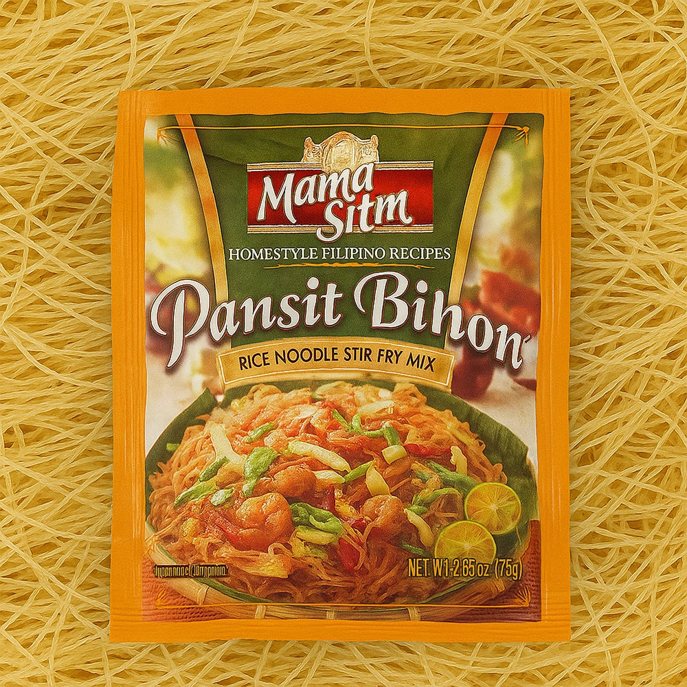 Mélange de nouilles de riz traditionnelles pour sauté