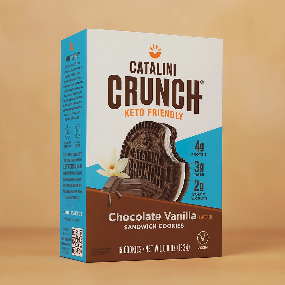 Biscuits sandwich au chocolat et à la vanille