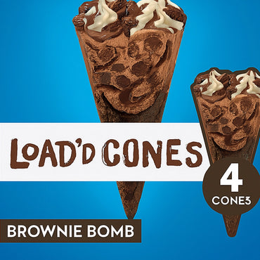 Brownie Bomb Ice Cream Cones