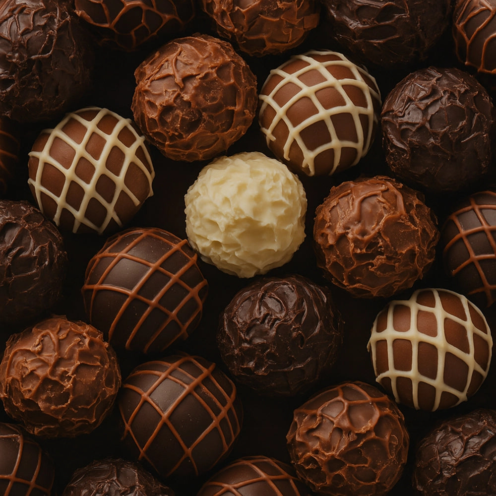 Elegant Box Of Chocolate Truffles