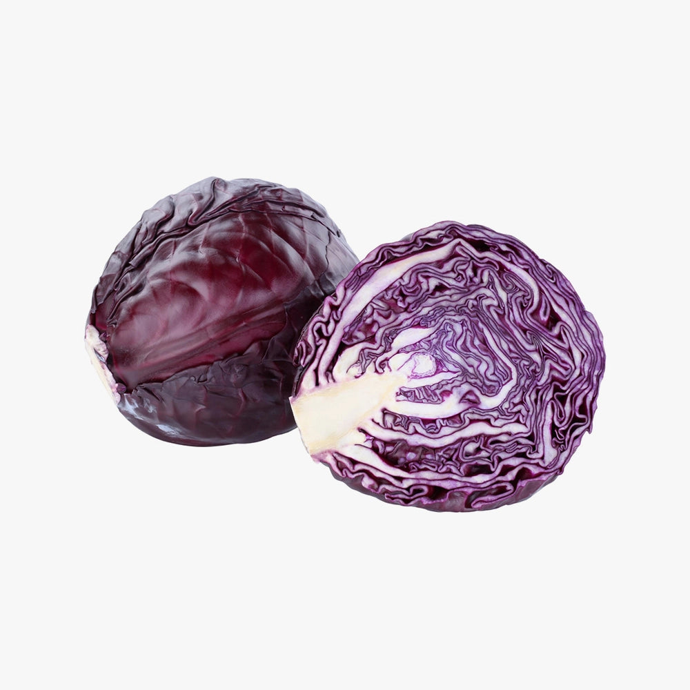 Farm Fresh Purple Cabbage Head