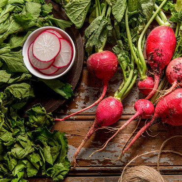 Naturally Grown Whole Red Radishes