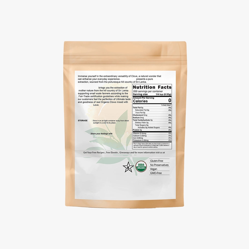 Certified Organic Ceylon Clove Powder